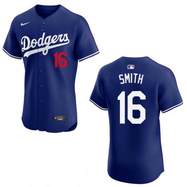 Dodgers #16 Will Smith Royal Blue Stitched Jersey