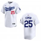 Dodgers #25 Tommy Edman White Stitched Jersey