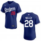 Dodgers #28 Bobby Miller Royal Blue Stitched Jersey