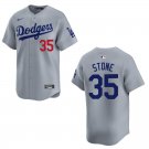 Dodgers #35 Gavin Stone Gray Stitched Jersey