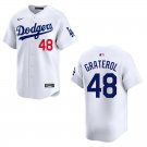 Dodgers #48 Brusdar Graterol White Stitched Jersey