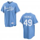 Dodgers #49 Blake Treinen Light Blue Stitched Jersey