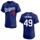 Dodgers #49 Blake Treinen Royal Blue Stitched Jersey
