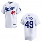 Dodgers #49 Blake Treinen White Stitched Jersey