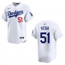 Dodgers #51 Alex Vesia White Stitched Jersey