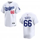 Dodgers #66 Tanner Scott White Stitched Jersey