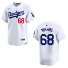 Dodgers #68 Dalton Rushing White Stitched Jersey