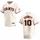 Giants #10 Casey Schmitt Cream Stitched Jersey