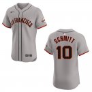 Giants #10 Casey Schmitt Gray Stitched Jersey