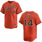 Giants #14 Patrick Bailey Orange Stitched Jersey