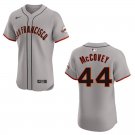 Giants #44 Willie McCovey Gray Stitched Jersey