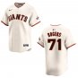 Giants #71 Tyler Rogers Cream Stitched Jersey