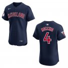 Guardians #4 Brayan Rocchio Navy Stitched Jersey