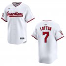 Guardians #7 Kenny Lofton White Stitched Jersey