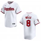 Guardians #8 Albert Belle White Stitched Jersey