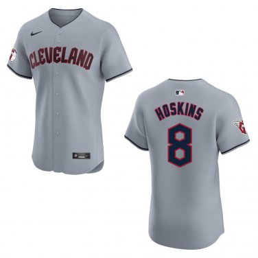 Guardians #8 Rhys Hoskins Gray Stitched Jersey