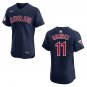 Guardians #11 Jose Ramirez Navy Stitched Jersey