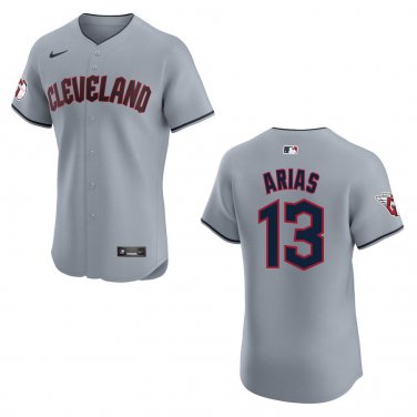 Guardians #13 Gabriel Arias Gray Stitched Jersey