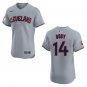 Guardians #14 Larry Doby Gray Stitched Jersey