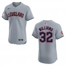 Guardians #32 Gavin Williams Gray Stitched Jersey
