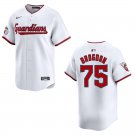 Guardians #75 Connor Brogdon White Stitched Jersey
