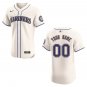 Mariners #00 Custom Name And Number Cream Stitched Jersey