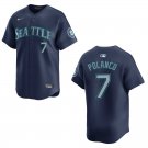 Mariners #7 Jorge Polanco Navy Stitched Jersey