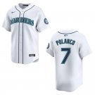 Mariners #7 Jorge Polanco White Stitched Jersey