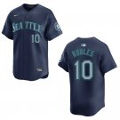 Mariners #10 Victor Robles Navy Stitched Jersey