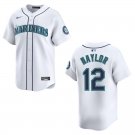 Mariners #12 Josh Naylor White Stitched Jersey