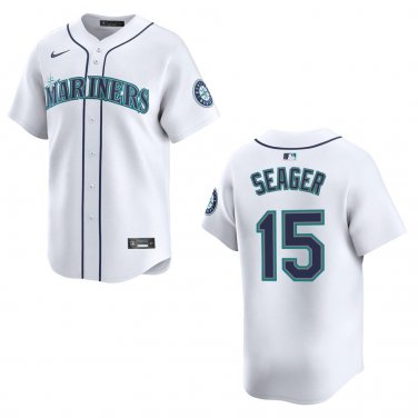 Mariners #15 Kyle Seager  White Stitched Jersey