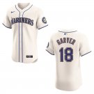 Mariners #18 Mitch Garver Cream Stitched Jersey