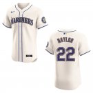 Mariners #22 Josh Naylor Cream Stitched Jersey