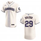 Mariners #29 Cal Raleigh Cream Stitched Jersey
