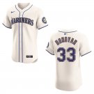 Mariners #33 Brendan Donovan Cream Stitched Jersey