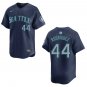 Mariners #44 Julio Rodriguez Navy Stitched Jersey