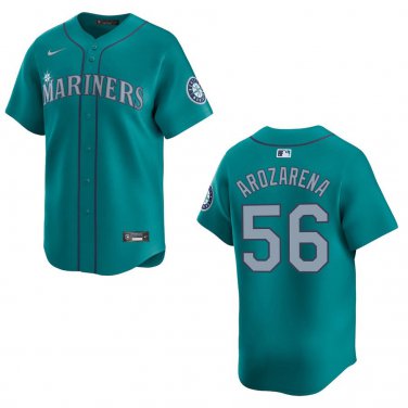 Mariners #56 Randy Arozarena Aqua Stitched Jersey