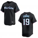 Marlins #19 Jeff Conine Black Stitched Jersey