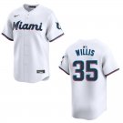 Marlins #35 Dontrelle Willis White Stitched Jersey