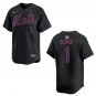 Mets #1 Jeff McNeil Black Stitched Jersey