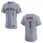 Mets #1 Jeff McNeil Gray Stitched Jersey