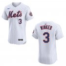 Mets #3 Jesse Winker White Stitched Jersey