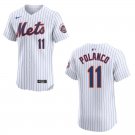 Mets #11 Jorge Polanco White Stitched Jersey