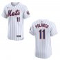 Mets #11 Jorge Polanco White Stitched Jersey