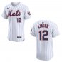 Mets #12 Francisco Lindor White Stitched Jersey