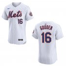 Mets #16 Dwight Gooden White Stitched Jersey