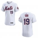 Mets #19 Jose Siri White Stitched Jersey