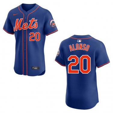 Mets #20 Pete Alonso Blue Stitched Jersey