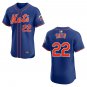 Mets #22 Juan Soto Blue Stitched Jersey