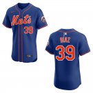Mets #39 Edwin Diaz Blue Stitched Jersey